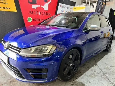 Used VW Golf VII R 2014 Blue Hatchback