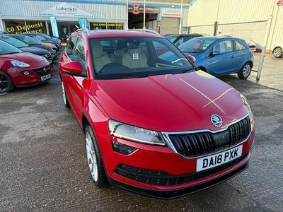 Used Skoda Karoq 150 HP (110 kW) 2018 Red SUV