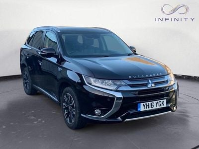 Black Used 2016 Mitsubishi Outlander P-HEV Estate | £9,595 (Fair price)