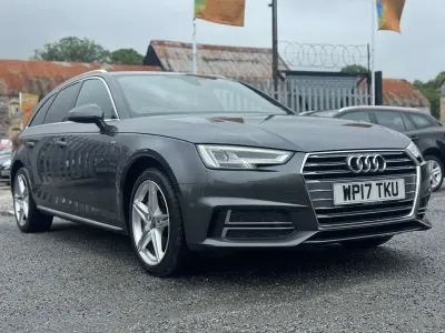 Usado Audi A4 S-Line 190 CV (139 kW) 2017 Gris Familiar