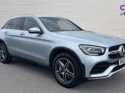 Silver Used 2022 Mercedes GLC300e AMG line SUV | £29,900 (Super price)