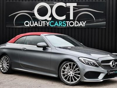 Grey Used 2016 Mercedes C250 AMG Line Premium Plus Cabriolet | £17,995 (Expensive)