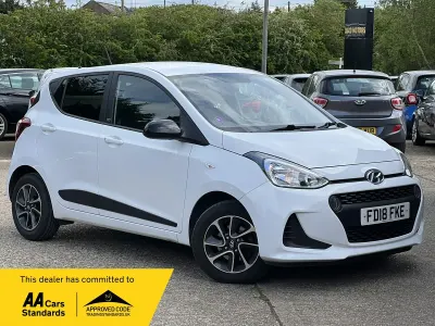Used Hyundai i10 GO! 66 HP (48 kW) 2018 White Hatchback