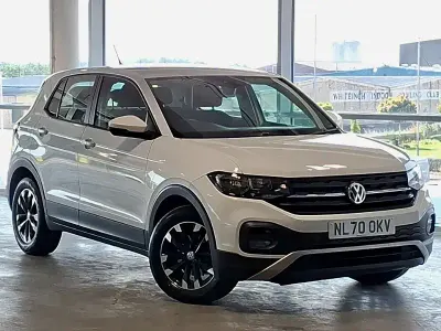 Used VW T-Cross S 95 HP (69 kW) 2020 White SUV