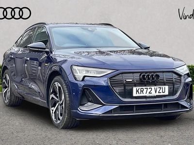 Used Audi e-tron Sportback Black Edition 300 kW (408 HP) 2022 Blue SUV