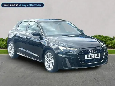 Used Audi A1 Sportback S-Line 110 HP (80 kW) 2021 Black Hatchback