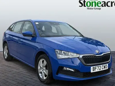 Used Skoda Scala SE 116 HP (85 kW) 2020 Blue Hatchback