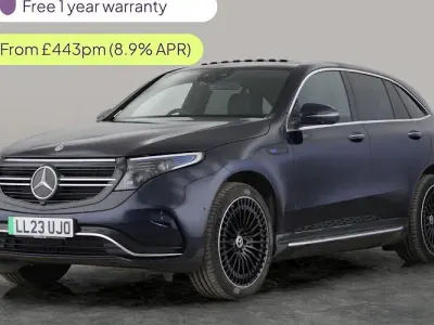 Used Mercedes EQC400 AMG line 300 kW (408 HP) 2023 Blue SUV