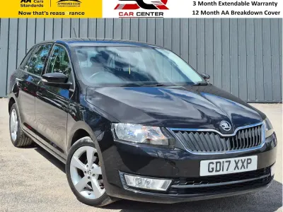 Used Skoda Rapid SE 90 HP (66 kW) 2017 Black Hatchback