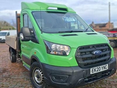 Begagnad Ford Transit 130 HK (95 kW) 2020 Grön Cab