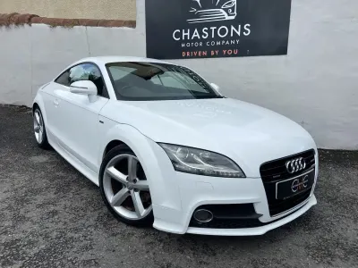 Begagnad Audi TT S-Line 170 HK (125 kW) 2011 Vit Sportkupé