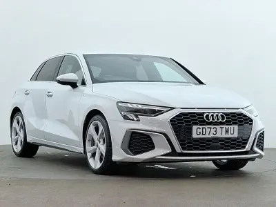 Used Audi A3 S-Line 150 HP (110 kW) 2024 White Hatchback