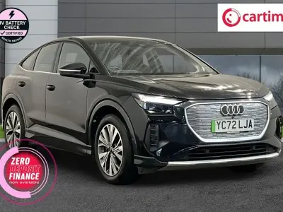 Used Audi Q4 Sportback e-tron Sport 219 kW (299 HP) 2022 Black SUV