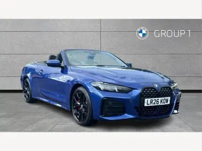Used BMW 420 M Sport 180 HP (132 kW) 2026 Blue Cabriolet