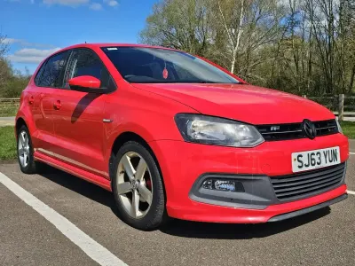 Used VW Polo Style 60 HP (44 kW) 2013 Red Hatchback