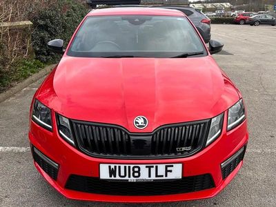 Used Skoda Octavia vRS 245 HP (180 kW) 2018 Red Hatchback