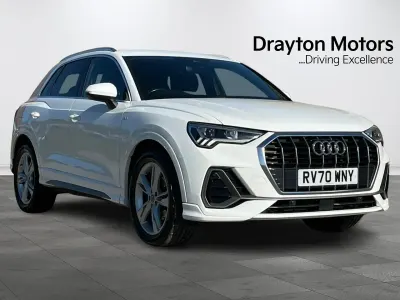 Used Audi Q3 S-Line 150 HP (110 kW) 2020 White SUV