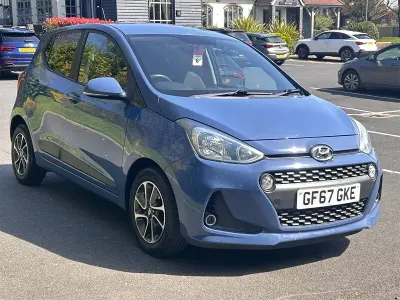Used Hyundai i10 Premium 87 HP (63 kW) 2017 Blue Hatchback