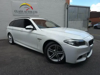 Used BMW 520 M Sport 190 HP (139 kW) 2015 White Estate