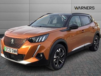 Used Peugeot e-2008 GT 98 kW (134 HP) 2022 Orange SUV
