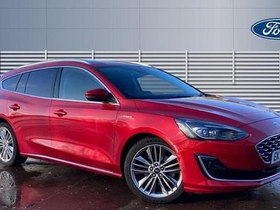 Red Used 2020 Ford Focus Vignale Estate | £16,638 (Fair price)