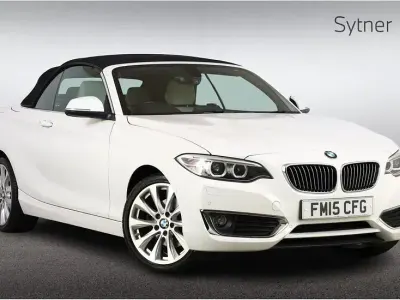 Used BMW 220 Luxury Line 187 HP (137 kW) 2015 White Cabriolet