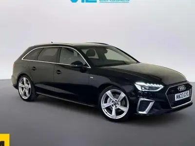 Used Audi A4 S-Line 204 HP (150 kW) 2023 Black Estate