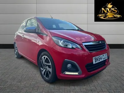 Used Peugeot 108 82 HP (60 kW) 2014 Red Hatchback