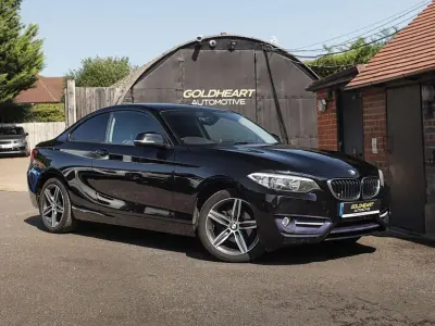 Used BMW 218 Sport Line 2016 Black Coupe