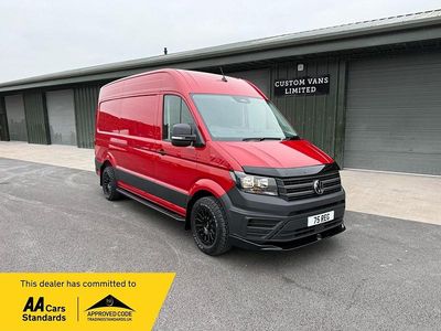 Red New 2025 VW Crafter Van | £37,995 (Fair price)