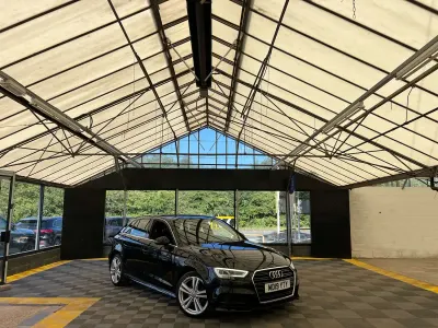 Used Audi A3 Sportback S-Line 2019 Black Hatchback