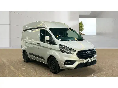 Used Ford Transit Custom Trend 104 HP (76 kW) 2022 Moondust silver (metallic paint) Van