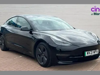 Used Tesla Model 3 Long Range AWD 366 kW (498 HP) 2021 Black Sedan