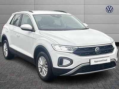 White Used 2022 VW T-Roc Life SUV | £18,850 (Fair price)