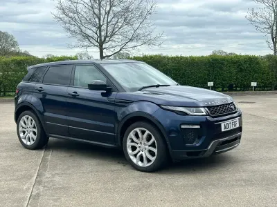 Used Land Rover Range Rover evoque HSE Dynamic 2017 Blue Estate