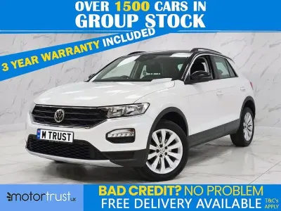 Used VW T-Roc SE 150 HP (110 kW) 2018 White SUV