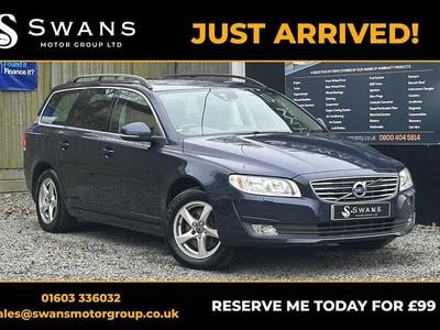 Used Volvo V70 Business Edition 136 HP (100 kW) 2015 Blue Estate