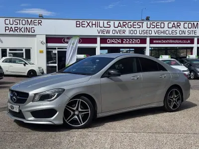 Used Mercedes CLA180 AMG 122 HP (89 kW) 2014 Silver Sedan