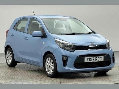 Used Kia Picanto 83 HP (61 kW) 2017 Blue Hatchback