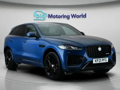 Used Jaguar F-Pace R-Dynamic 201 HP (147 kW) 2021 Blue SUV
