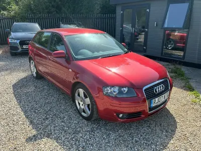 Used Audi A3 Sportback 160 HP (117 kW) 2007 Red Hatchback