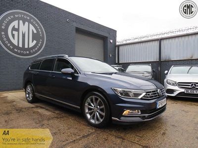 Blue Used 2015 VW Passat R-line Estate | £12,500 (A bit pricey)
