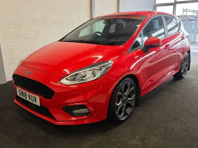 Used Ford Fiesta ST-Line 100 HP (73 kW) 2018 Red Hatchback