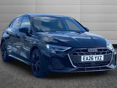 Used Audi A3 Sportback Black Edition 201 HP (147 kW) 2026 Mythos black Hatchback
