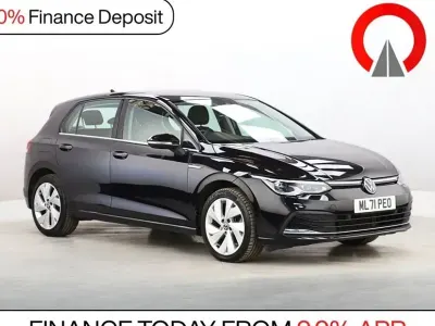 Used VW Golf VII Style 130 HP (95 kW) 2021 Black Hatchback