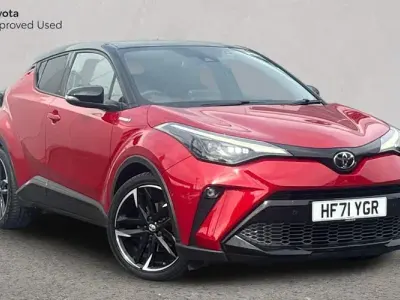 Used Toyota C-HR Sport 184 HP (135 kW) 2021 Scarlet flare bitone SUV