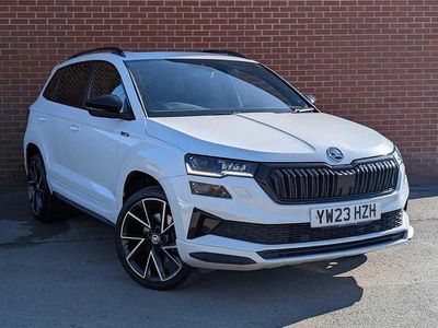Used Skoda Karoq SportLine 110 HP (80 kW) 2023 White SUV