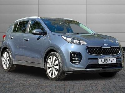 Usado Kia Sportage 114 HP (83 kW) 2018 Azul SUV