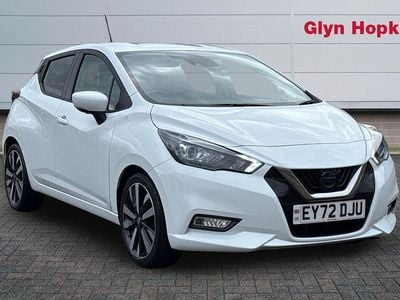 Begagnad Nissan Micra Tekna 92 HK (67 kW) 2022 Vit Halvkombi