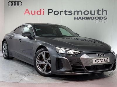 Grey Used 2022 Audi e-tron GT quattro Black Edition Sedan | £42,495 (Fair price)